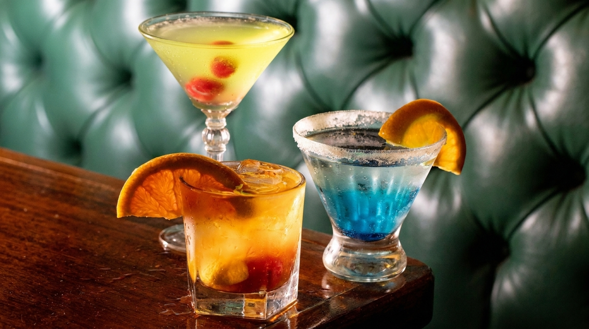 Martinis at the bar