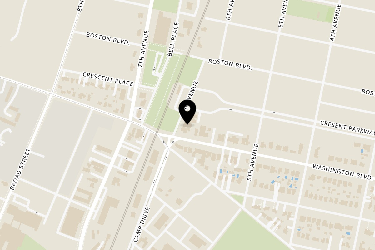 Map showing the location of Fratello's Italian Restaurant & Lounge on 810 The Plaza in Sea Girt